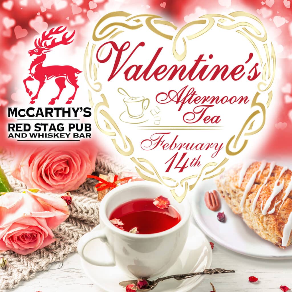 Valentines Tea Service at Red Stag Pub