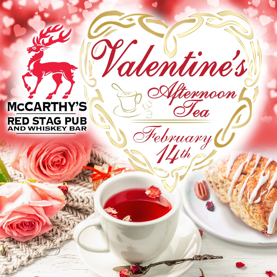 Valentines Tea Service at Red Stag Pub